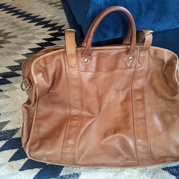 Tumi Dakota Steer Hide Large Large Travel Bag - Picture 2 of 11